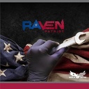 Raven Patriot Powder-Free Exam Grade Black Nitrile Gloves - 100 box (by weight)