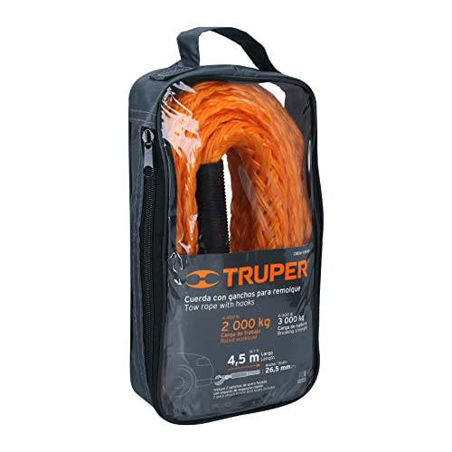  18346   5/8" x 3.5 m tow rope with hooks CUERDA CON GANCHO 2000 KG