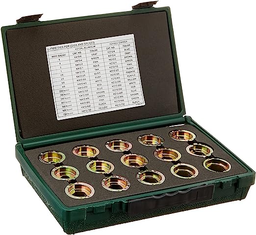 KD12CU    "U" Style Die Kit for Copper Connectors 6 AWG to 750KCMIL