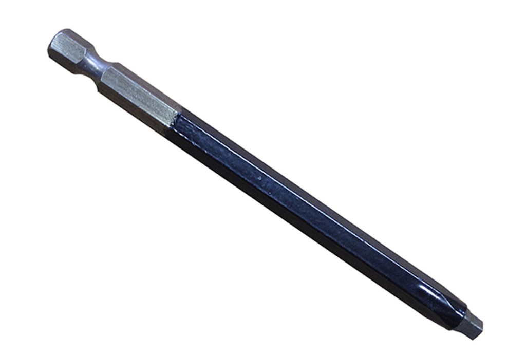 #3 Square Recess Screwdriver – 4-Inch Shank | Black Handle