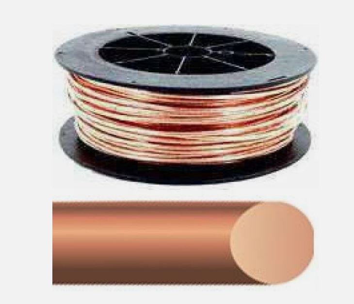 [W6BARE315] Bare Copper Wire #6 AWG Solid – 315 ft
