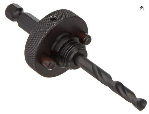 13468  1''- 1/4 '' X 6''   HOLE SAW  ARBOR 3/8''HX