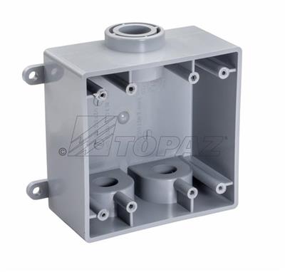 1306 1''   3-HOLES 2-GANG TYPE FSCC  BOX