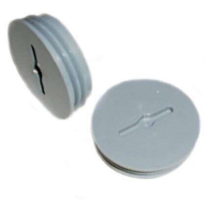TWCP4100G 1" Closure Plug Gray 4 Bag