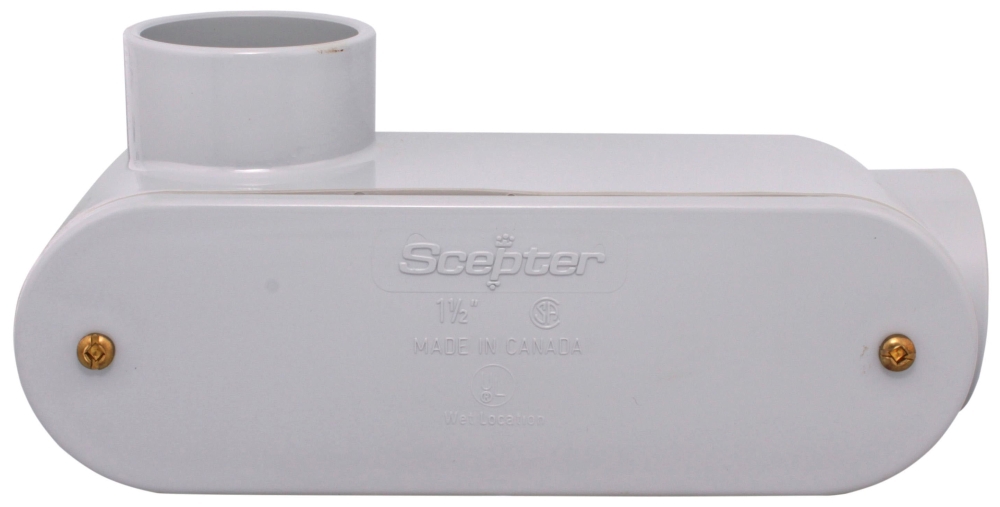 SLL50S  1-1/2" PVC LL Conduit Body