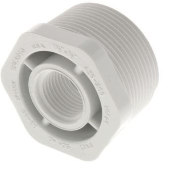 PVC Reducer 1-1/2” x 1/2” – Schedule 40 Threaded