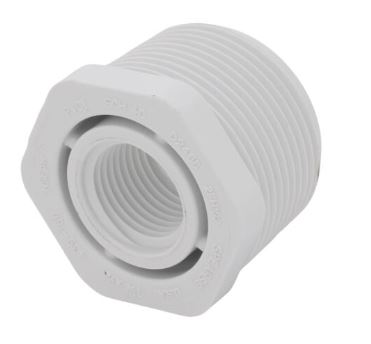 439-166   1-1/4" x 1/2" Sch 40 PVC Reducer ROSCA