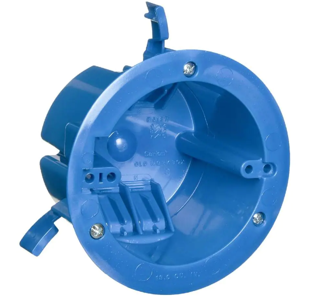 B168R 1-Gang 18 cu. in. Round Old Work Electrical Box