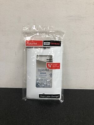 5000W   1-Gang MASQUE® 5000 Wallplate, Decorator, White COVER