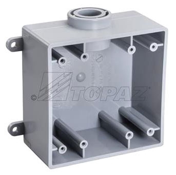 1285  1/2''  1-HOLE  2-GANG TYPE FSE  BOX