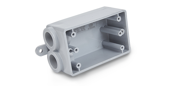 1301  1/2'' 3-HOLE 1-GANG TYPE FSS  BOX