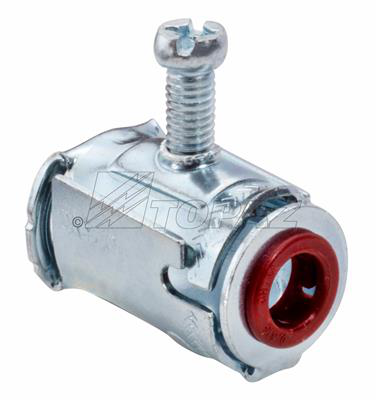 AMC1  BX / MC Snap-In Connector 1/2” with Insulated Throat