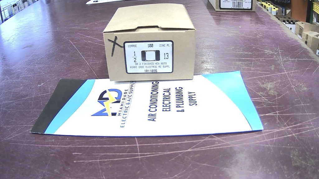 1/2"-13 Hex Finished Nuts, Zinc Plated – UNC Thread