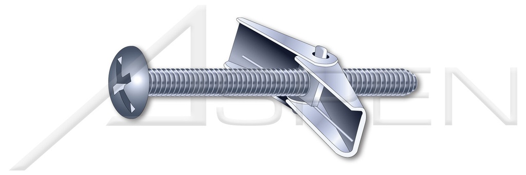KE2-48 TB183 1/8  X  3 TOGGLE  BOLTS  WINGS