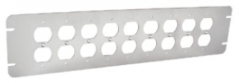 4M10-DR    10-GANG DUPLEX COVER (10130)