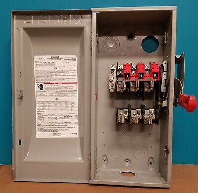 Heavy Duty Fusible Safety Switch, 100A, 3-Pole (Indoor)-