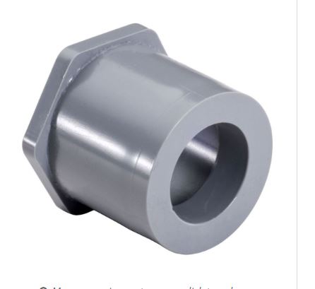 1134 5142222  1-1/4''x 1''   PVC RED BUSH.     ELECTRIC