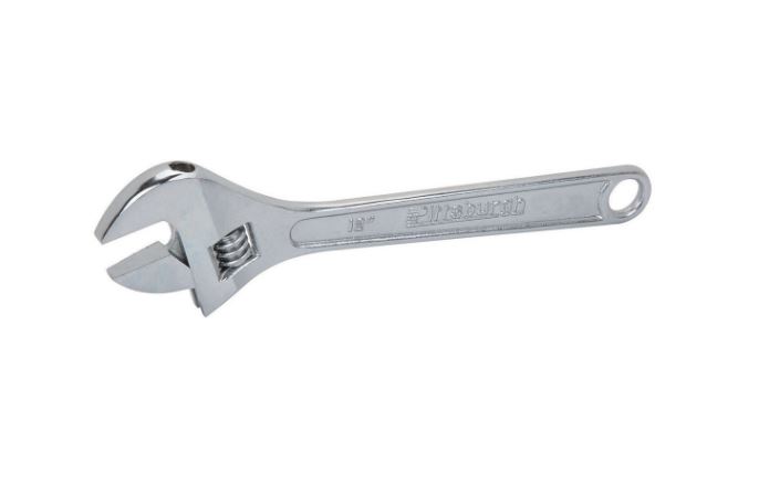 PET-12   12''   ADJUSTEBLE  WRENCH  BLACK