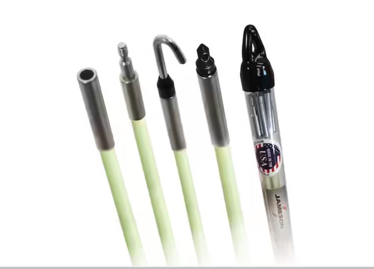 56100   12' FIBERGLASS FISH ROD 1/4'' 4R