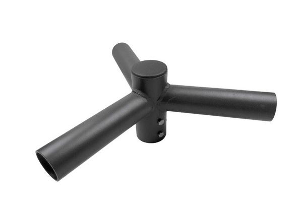 79957 Pole Top Tenon Mounting Accessories - Round Pole Top - 3 Tenon 120° 2-3/8" Slipfitter