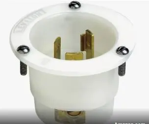 A1416006GY  123 SPT-3 20A 125V LOCKING FLANCE INLETS L515