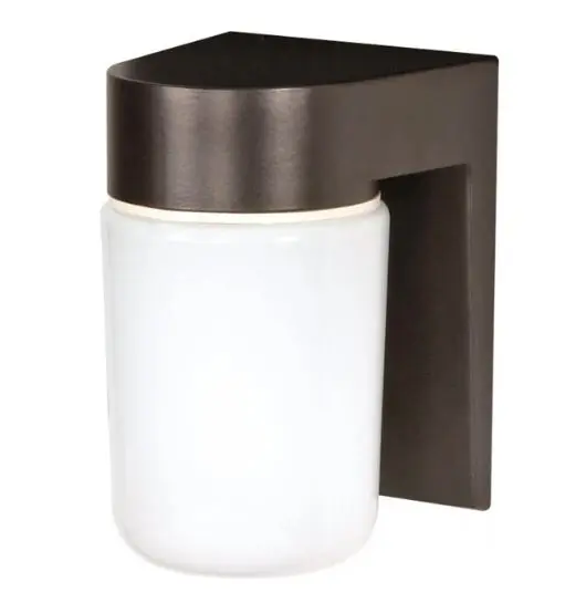 L-83-13W-BRZ  13W PL  JELLY  JAR  WALLIGHT-BRZ