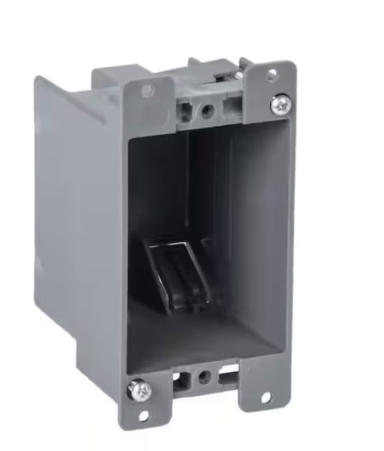 BOX-RS14N  14 cu. in. 1-Gang Old Work Electrical Switch/Outlet Box