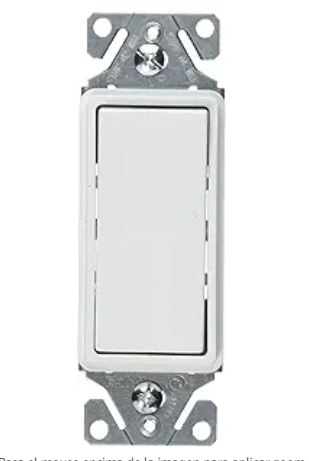 7521W-BOX  15 AMP 125 V MOMENTARY CONTACT SWITCH WHITE