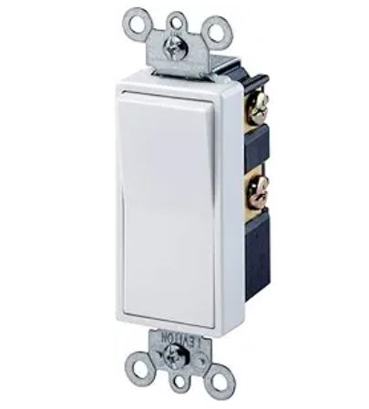 LEV54504-2W  15A  125V.4W.SWITCH  W  CS415W