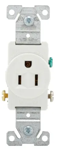 817W-BOX  15A 125V SINGLE WHITE