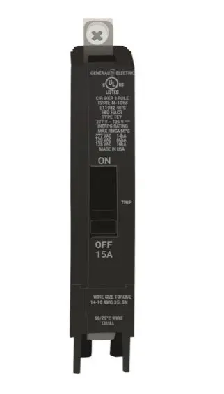 TEY115  15A .277V .SP .TYPE. TEY TEY115 - GE - Molded Case Circuit Breaker