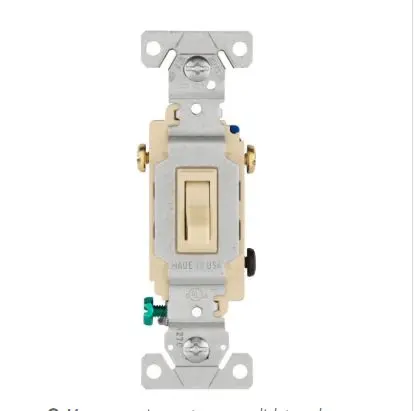 1303-7V-BOX  15A .3W. SWITCH  IVORY