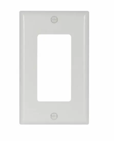 2151W-BOX  1G DCR PLATE WHITE