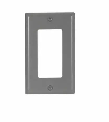 2151GY-BOX  1G DCR. PLATE GRAY