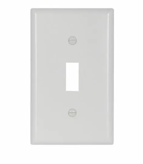 2134W-BOX  1G SWIT PLATE WHITE