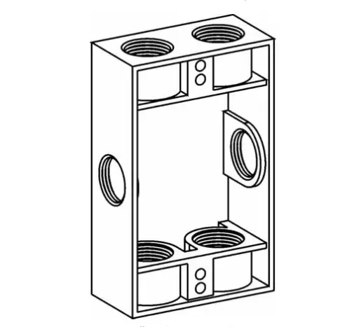 30295  EXB50-6  1G WP 6-1/2'' HUBS EXT BOX