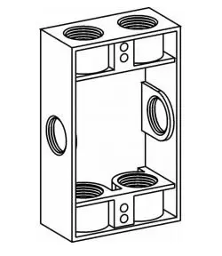[EXB50-6] EXB50-6   1G WP 6-1/2'' HUBS EXTENSION BOX