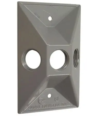 30361  1G WEATHERPROOF COVER 3 HOLE 1/2''