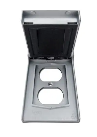 30522  1G WP COVER DUPLEX VERTICAL