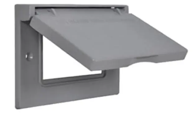 1C-GH   30451 1G WP COVER GFCI HRZ   