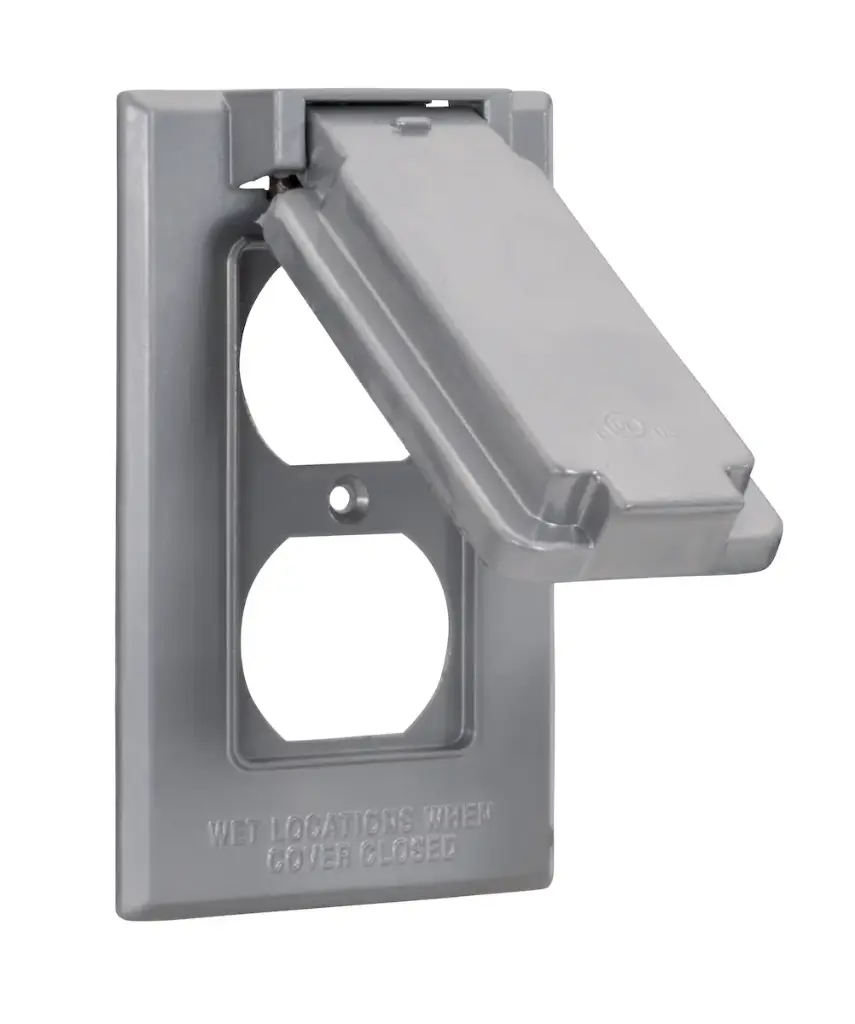 1-Gang Weatherproof Duplex Cover, Vertical-