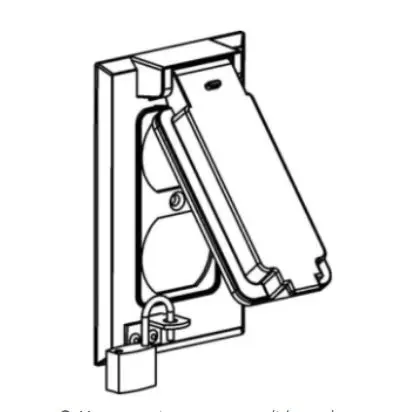 30550  1G WEATHERPROOF DUPLEX VERT    1C-DV  COVER