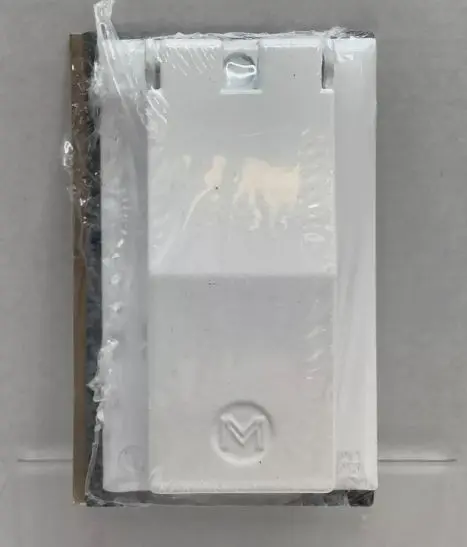 30550W  1G WP DUPLEX VERTICAL  WHITE 