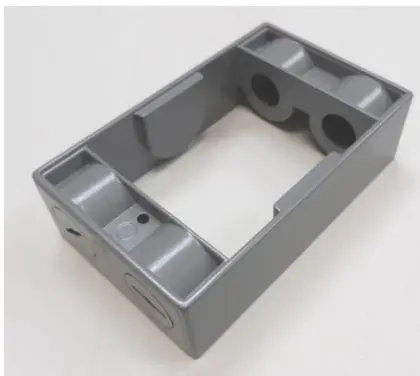 30230W  1G WEATHERPROOF  EXT 4-1/2'' HUBS WHITE BOX