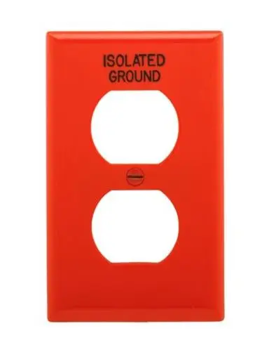 IG5132RN  1G RECP  INS  GRD ORNG PLATE 