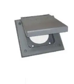 TPO-60V  2  GANG POWER OUTLET CVR  2.6 COVER