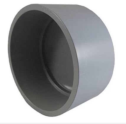 PVC End Cap – 2", 40 Pack-