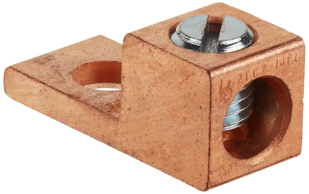 #2 Copper Connector, Extruded Style-