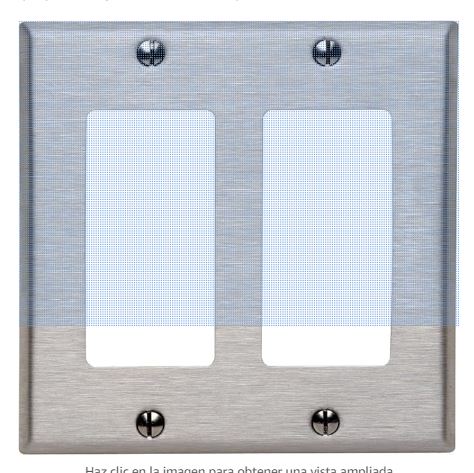 83402  2 -GANG DECORA CHROME