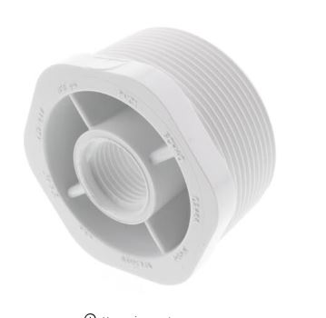 439-247  2" x 1/2" Sch 40 PVC Reducer ROSCA